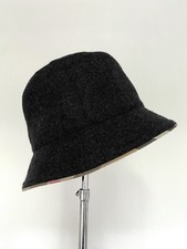 Chapeau bob en laine gris