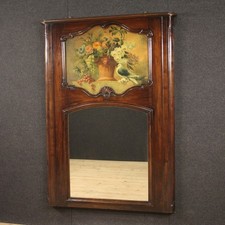 Miroir de cheminée italien style antique 20ème siècle meuble bois peint 900