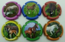 Série de 6 Capsules de champagne Lapie Longe chevaux.TM