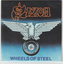 saxon - 45 tours - wheels of steel /stand up and be counted (french pressing )
