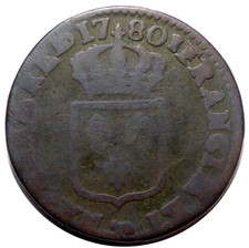 Louis XVI Sol dit "à l'écu" de Béarn 1780 Pau