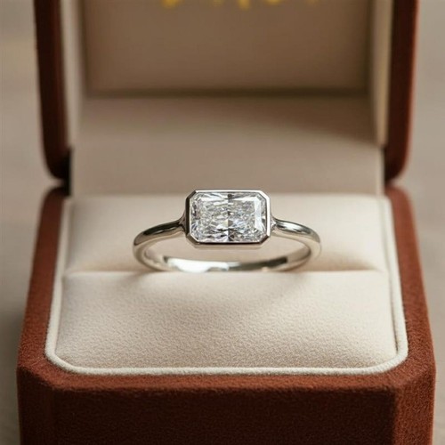 Bague solitaire amant - bague,