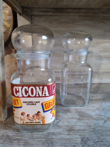 Lot anciens bocaux verre - 2,