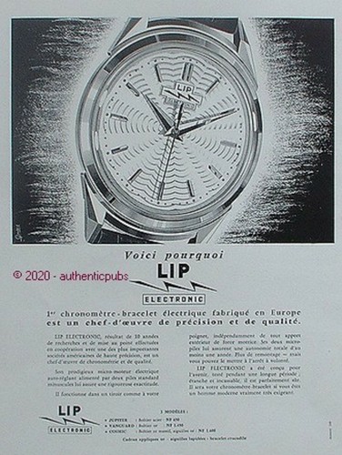 Publicite lip montre - lip,