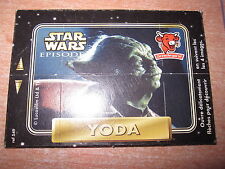 STAR WARS PROMO CARTE FRENCH EXCLUSIVE LA VACHE QUI RIT CARD YODA/DARK SIDIOUS