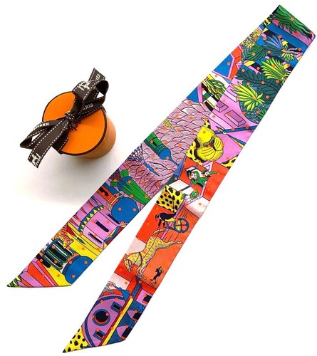 Hermes scarf silk - silk, twilly