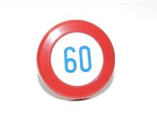 Dinky Toys 570 A Peugeot J7 AUTOROUTE panneau de chantier vitesse limitée à 60