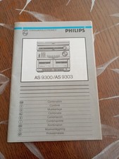 Notice en Français   combine    Philips   AS 9300 / AS 9303