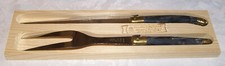 Service à découpe «  LAGUIOLE » THIERS ( grande fouchette + couteau)