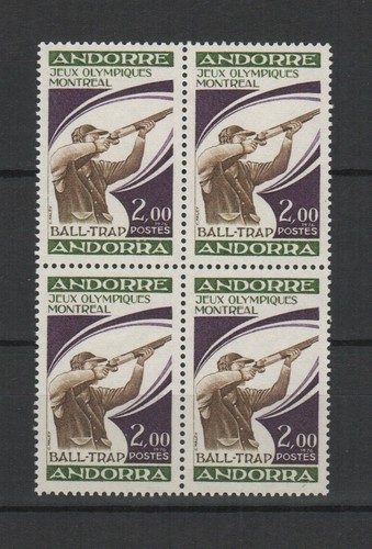 Andorre français 1976 de - j.o,