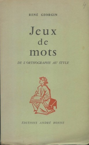 Jeux mots rené georgin - mots,