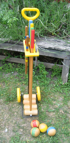 Jeu croquet ancien - jeu, de
