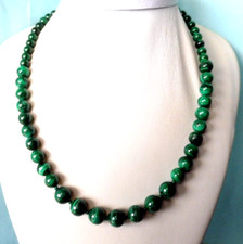Collier Malachite véritable