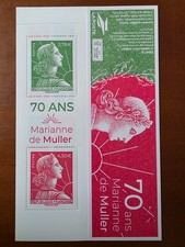 CARNET 70 ANS MARIANNE DE MULLER NEUF** salon philatélique d'automne 2025
