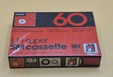 Bande cassette audio vierge BASF SM LH SUPER 60 C-BOX (scellée) NEUVE