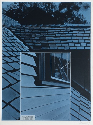 Jacques monory sérigraphie - jacques,