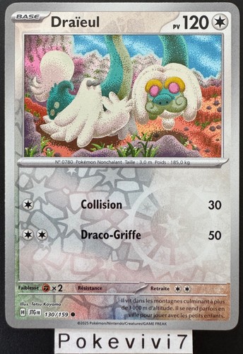 Carte pokemon draïeul - draÏeul, 130/159