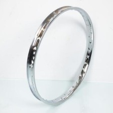 Cercle de jante chromé 17 pouces 1.20x17 36 rayons pour mobylette cyclomoteur