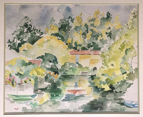 Lataillade aquarelle sur - a.,