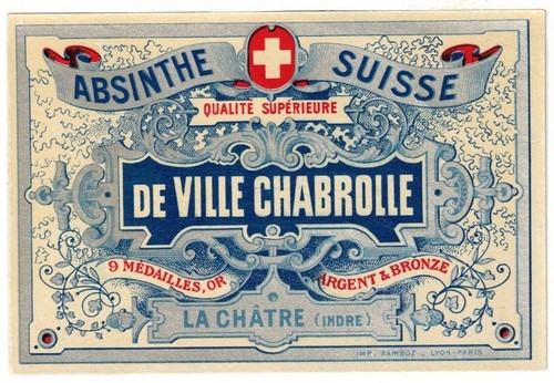 Ancienne étiquette absinthe - ancienne,