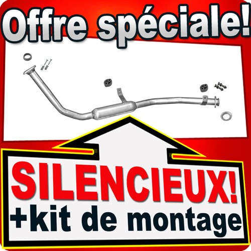 Silencieux intermédiaire pour - intermédiaire,