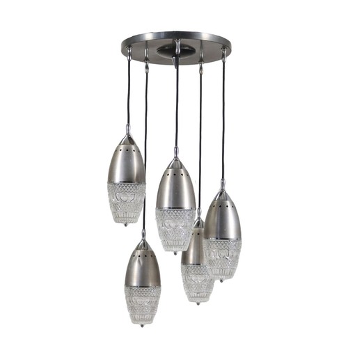 Plafonnier verre italie - plafonnier,