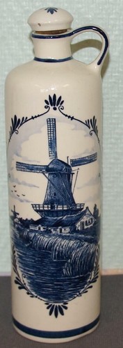 Bouteille faïence delft - bouteille,