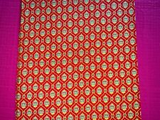 Tissu ancien cotonnade provençale 3 bandes  larg 35 cm x H 220 cm et 115 cm C689