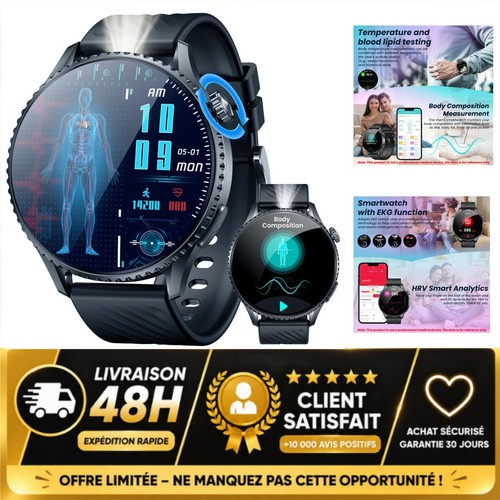 Montre connectée homme amoled - connectée,