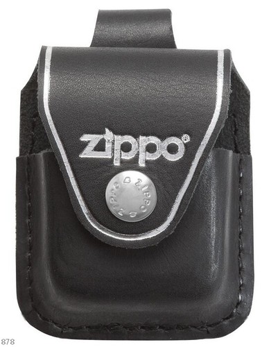 Zippo black leather - zippo,