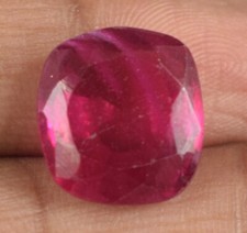 Coussin saphir rose naturel