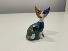 Figurine Goebel Rosina Gardien Chat 4 x 8 cm - 1 choix. Défaut