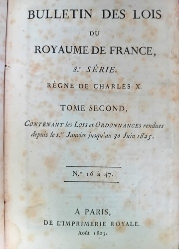 Bulletin des lois - bulletin,