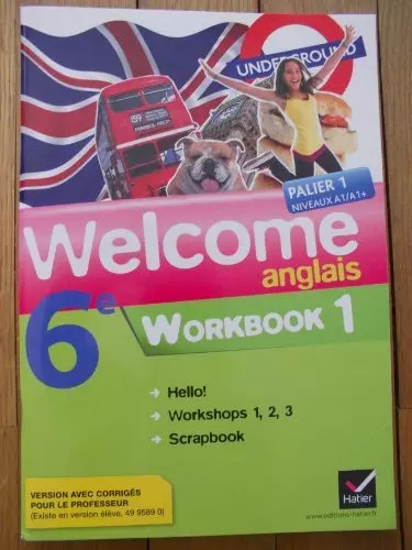 Welcome anglais 2011 - anglais, 6e