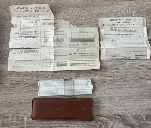 Règle calculer poche - à,