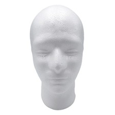 Tête de mannequin homme pour salon de coiffure, pour chapeaux, lunettes,