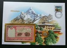 Himalaya Mountain 2013 Landmark Nature FDC (couverture de billet de monnaie) ...