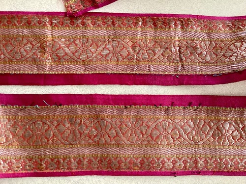 Ancien ruban tissage - ancien, fils