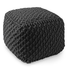 OPEN BOX - Square Cotton Pouf