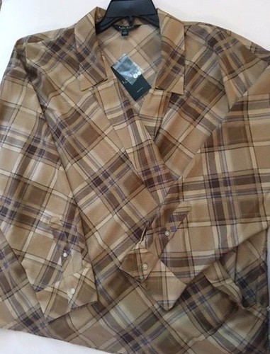 Nwt ralph lauren plus - lauren, plus~plaid
