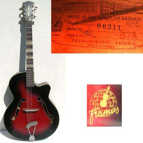 Guitare jazz archtop framus - guitare,