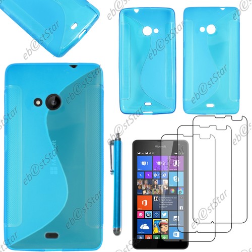Coque silicones line bleu - coque,