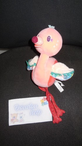 Doudou peluche flamand rose - doudou,