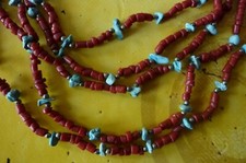 Collier ethnique 5 rangs en