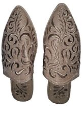 babouche en cuir marocain fait main - chaussons traditionnels - chaussons berbères 