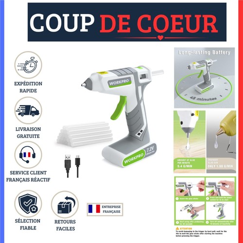 Workpro pistolet colle - workpro, à