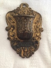 Benitier mural bronze