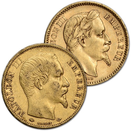 France gold francs 1867 - 20,