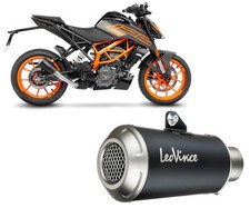 Pot D Echappament Leovince LV-10 BLACK EDITION pour KTM DUKE 125 2021 > 2023