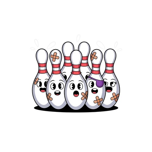 Affiche quilles bowling - de, de